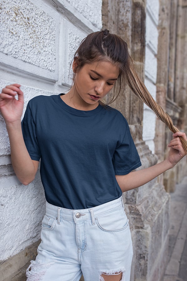 Regular Fit Nevy Blue T shirt