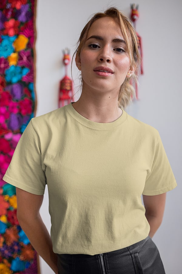 Oversized Regular Fit Ecru T shirt