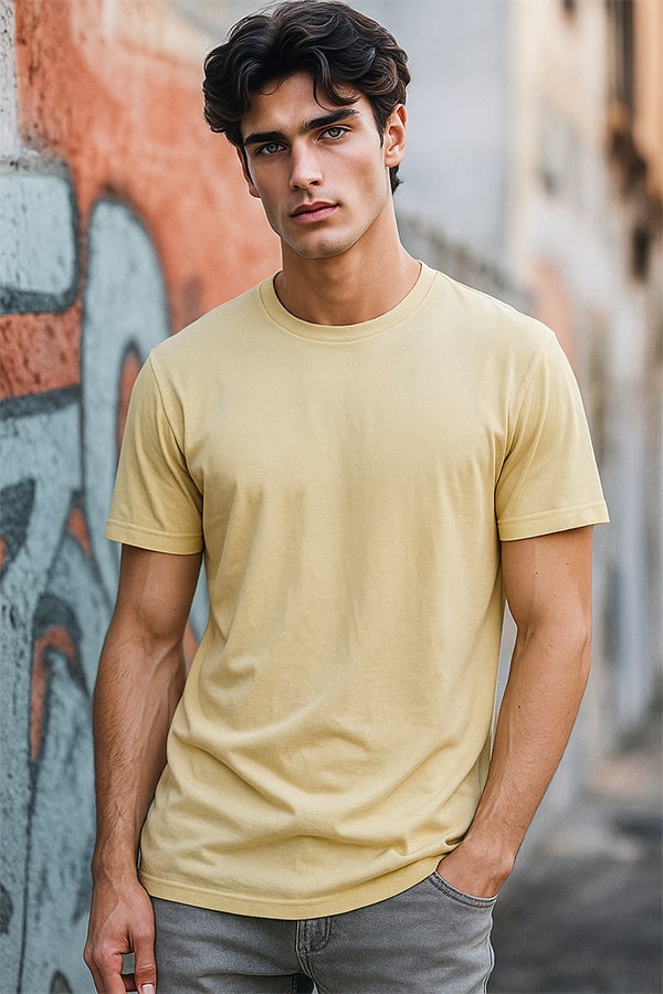 Oversized Regular Fit Ecru T shirt