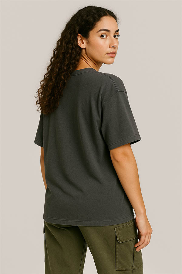 Oversized Regular Grey T shirt