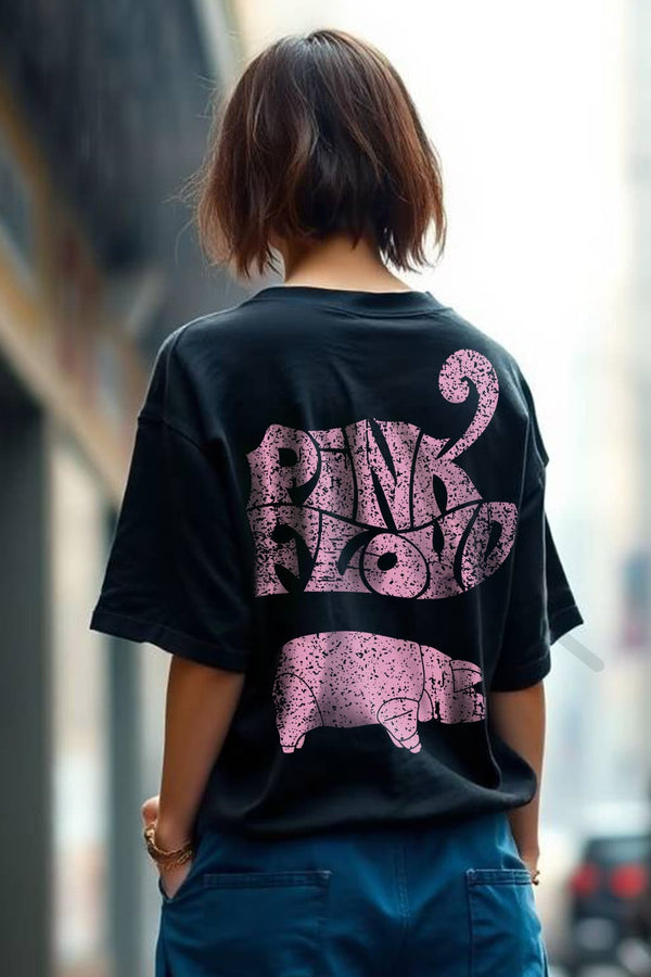 Oversized Pink Floyd Black T-shirt