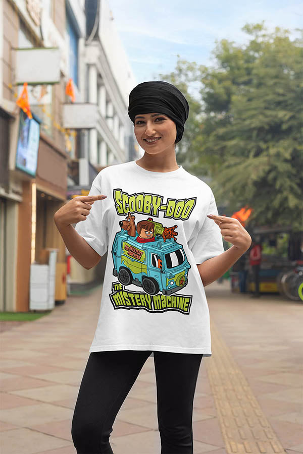 Oversized White Scooby Doo T shirt