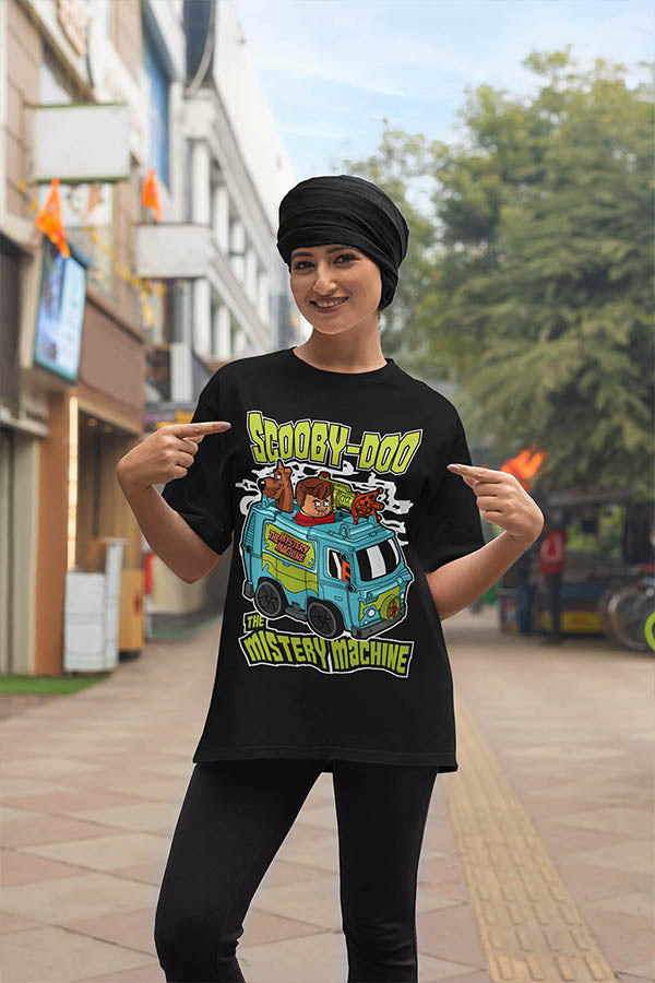 Oversized Black Scooby Doo T shirt