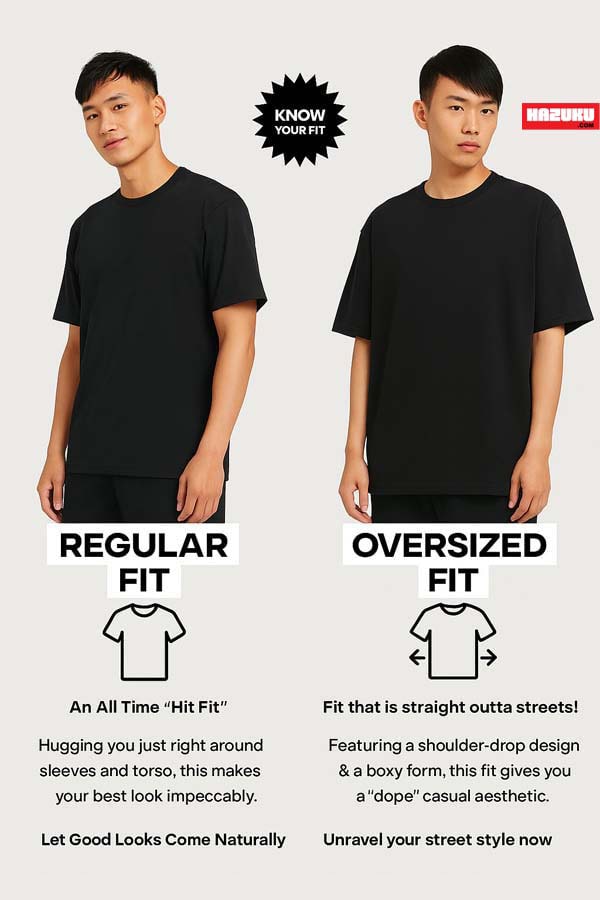 How to measure a men's half-sleeve T-shirt